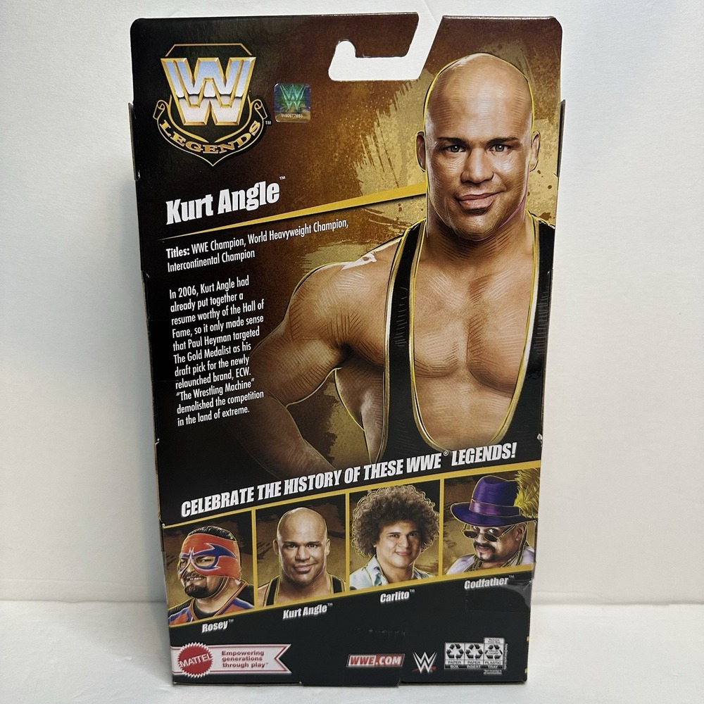 WWE Kurt Angle Elite Collection Legends 6" Figure Series 26 Mattel - Picture 2 of 2